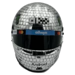 Lando Norris 2025 Miami GP Disco F1 replica helmet full size - unknown view