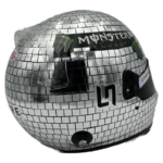 Lando Norris 2025 Miami GP Disco F1 replica helmet full size - interior view