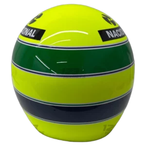 Ayrton Senna 1985 Lotus F1 replica helmet full size — unknown view, collector display model