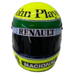 Ayrton Senna 1985 Lotus F1 replica helmet full size — unknown view, collector display model