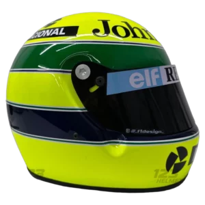 Ayrton Senna 1985 Lotus F1 replica helmet full size — unknown view, collector display model