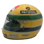 Ayrton Senna 1990 McLaren F1 replica helmet — unknown view, collector display model