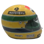 Ayrton Senna 1990 McLaren F1 replica helmet — unknown view, collector display model