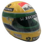 Ayrton Senna 1990 McLaren F1 replica helmet — unknown view, collector display model
