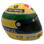 Ayrton Senna 1993 McLaren F1 replica helmet — unknown view, collector display model