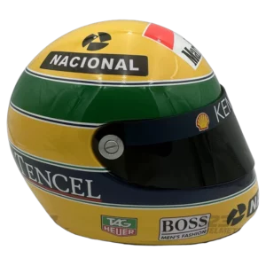 Ayrton Senna 1993 McLaren F1 replica helmet — unknown view, collector display model