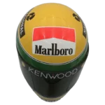 Ayrton Senna 1993 McLaren F1 replica helmet — unknown view, collector display model
