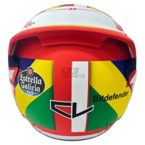 Charles Leclerc 2022 Interlagos GP F1 replica helmet full size — unknown view, collector display model