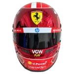 Charles Leclerc 2024 Singapore GP F1 replica helmet full size — unknown view, collector display model