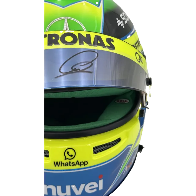 Custom hand-finished full-size 1:1 F1 replica display helmet