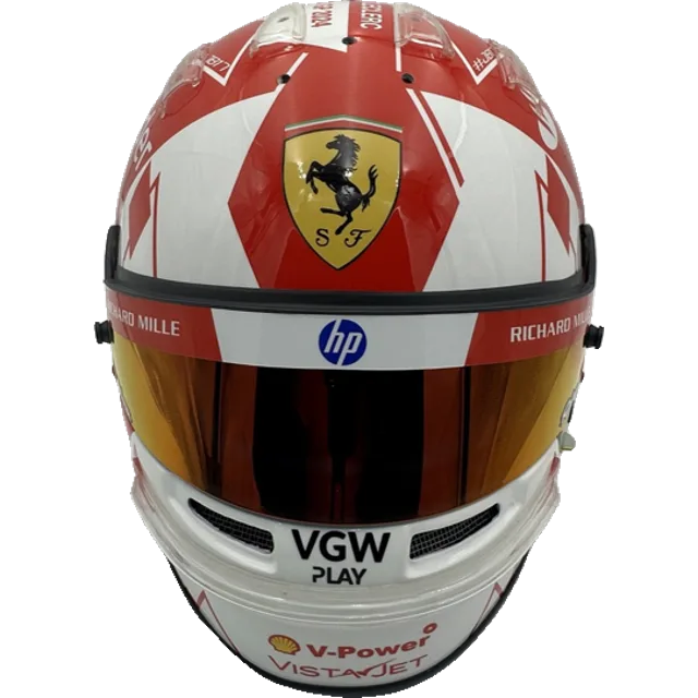 Custom hand-finished full-size 1:1 F1 replica display helmet