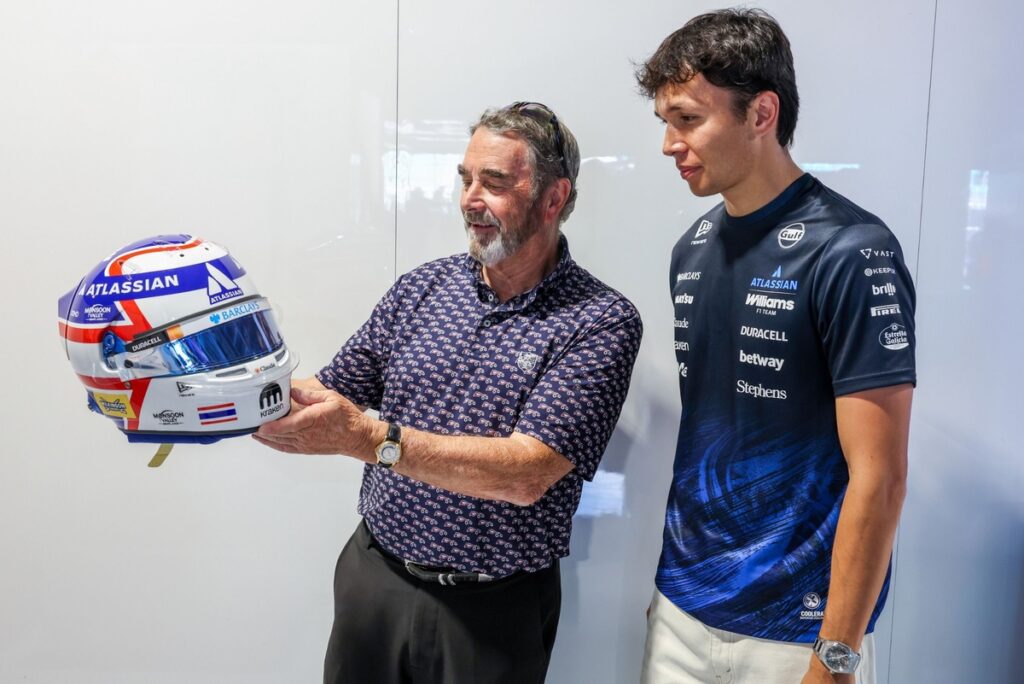 Alex Albon to run Nigel Mansell tribute at F1 Barcelona GP
