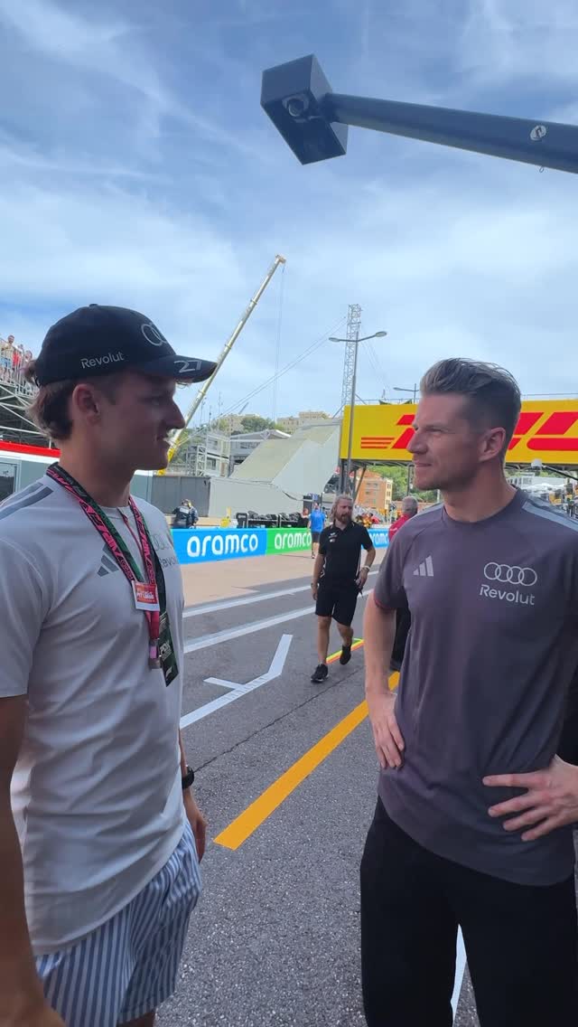 Video by Nico Hulkenberg on June 04, 2026. May be an image of racing vehicles, buggy and text that says 'oromco oromco il CDD 0 Revolut Revolut'.