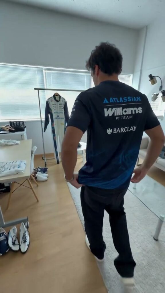 ‘A lot of thinking has gone into this’ 🫡 A first glimpse of his Monaco GP threads and lid for Carlos 👀