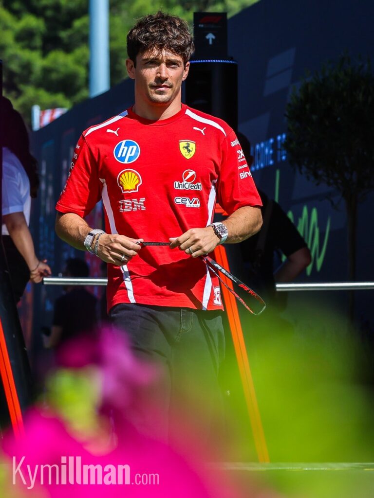 END THE WAIT? Charles Leclerc finished third and fourth fastest across yesterday's two practice sessions, putting himse