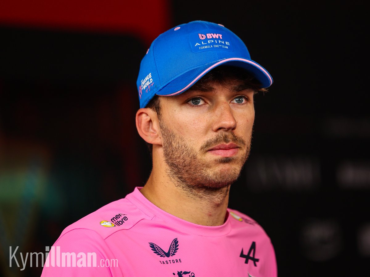 GASLY LEFT FRUSTRATED Pierre Gasly crossed the line in third on the road today, but penalties for speeding ultimately d