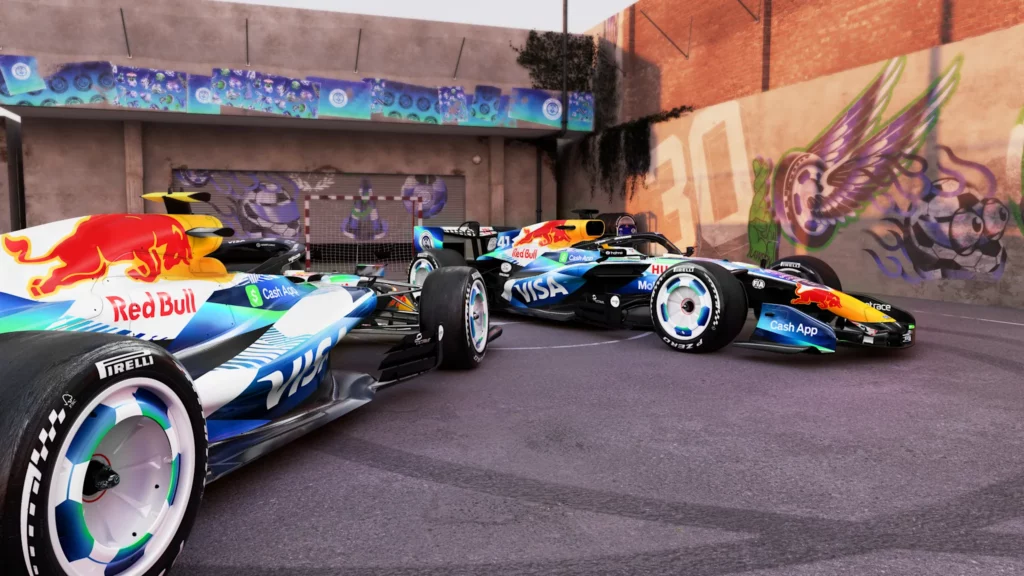 Racing Bulls' unveil football-inspired livery for Barcelona