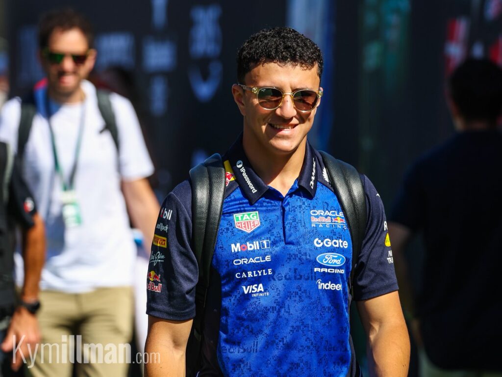 SPIRITS UNCHANGED Following Alpine's successful appeal yesterday, you could forgive Isack Hadjar for feeling a little d