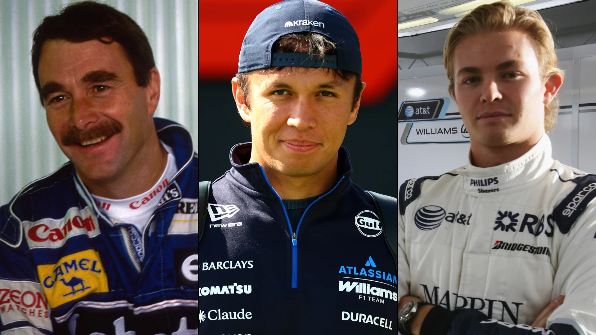 The drivers with the most starts for Williams