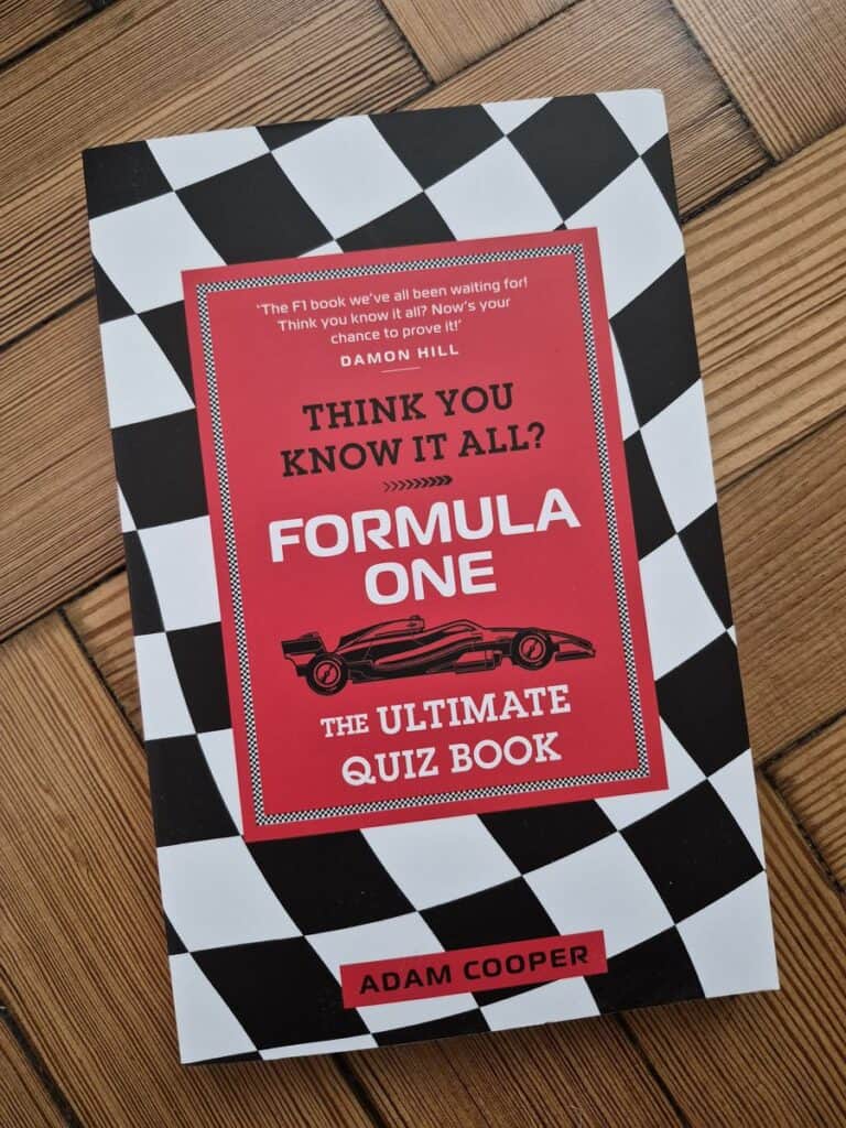 This week sees the publication of my new book Think You Know It All? Formula One. As it says on the cover it's The Ultim