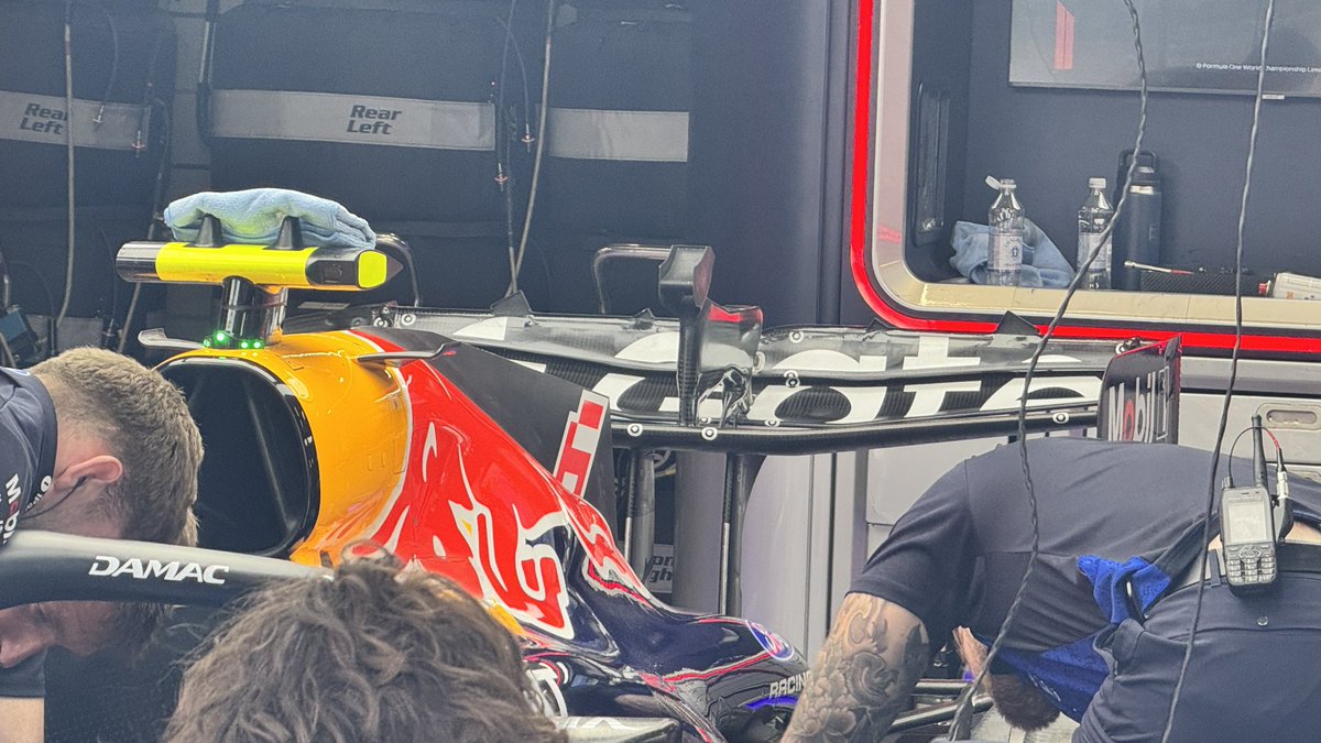 Diferentes alerones traseros para Red Bull, se espera que Verstappen confirme el alerón trasero de menor resistencia usado en