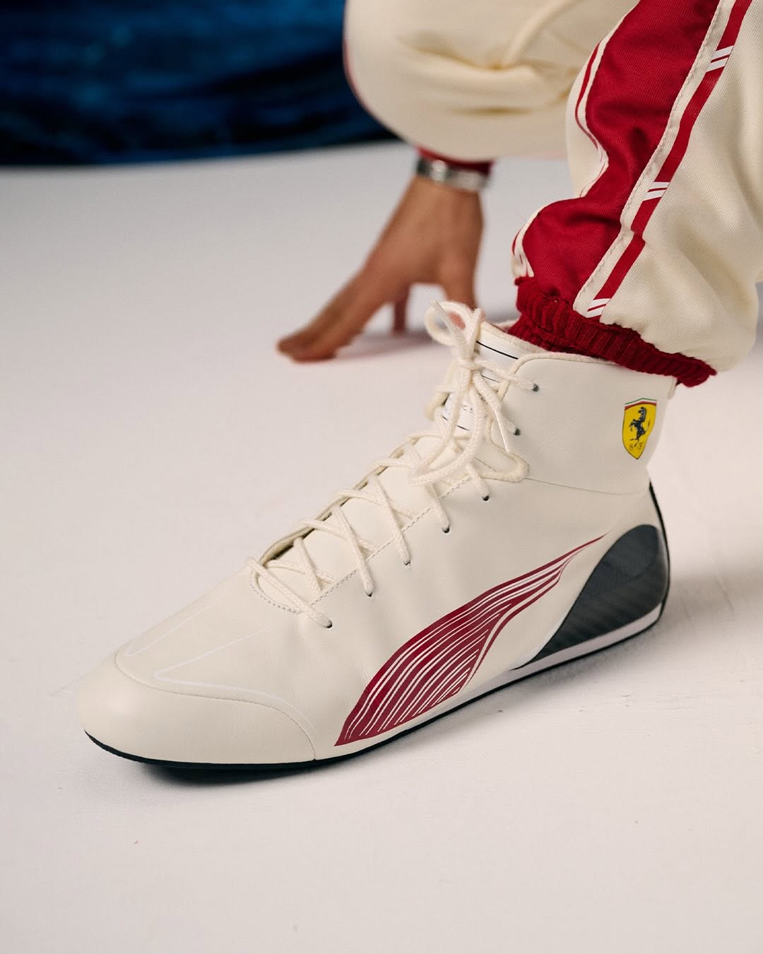 Charles Leclerc 2026 Monaco Grand Prix special edition — red and white Monégasque tribute detail