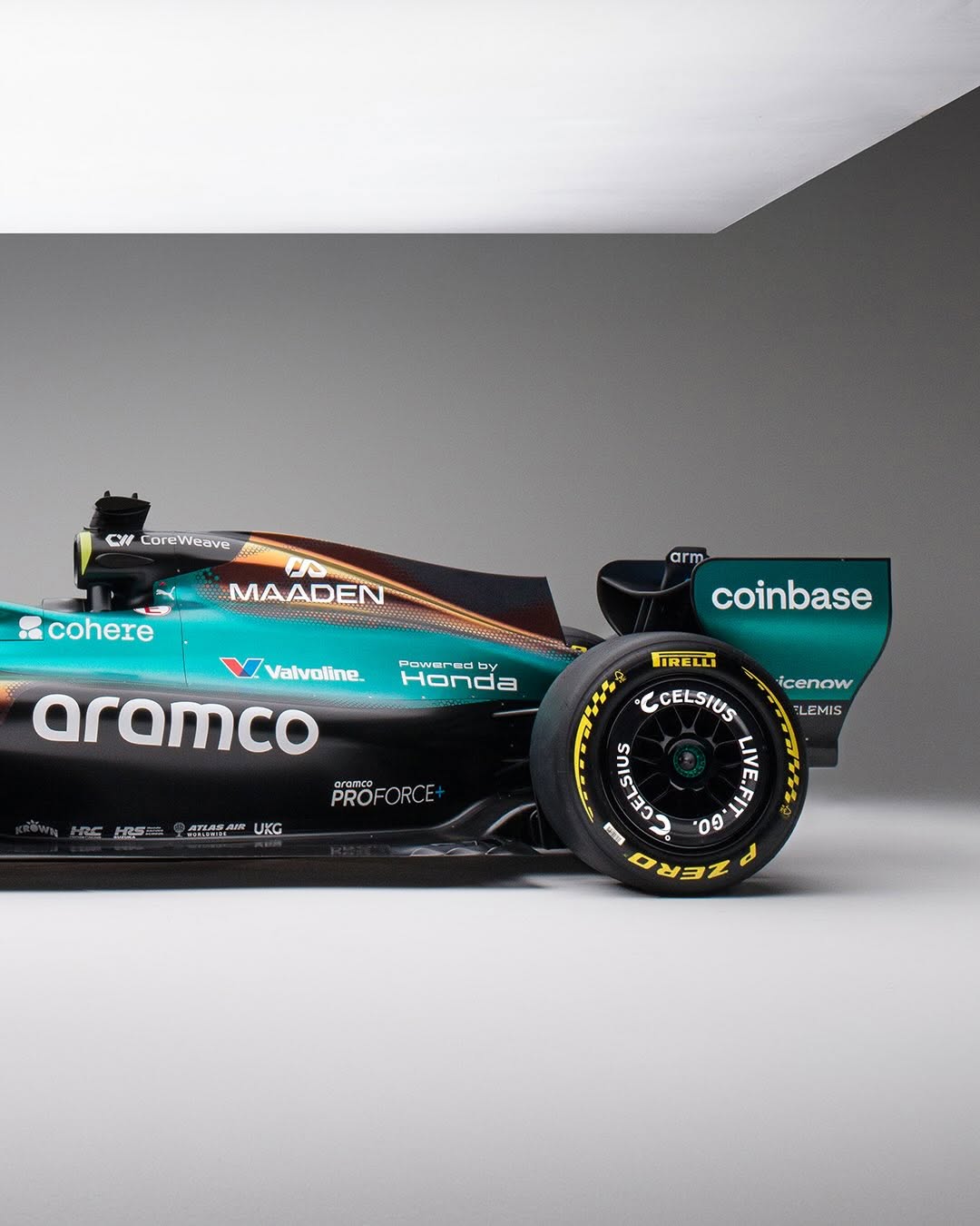 Aston Martin's special Monaco GP 2026 livery, up close