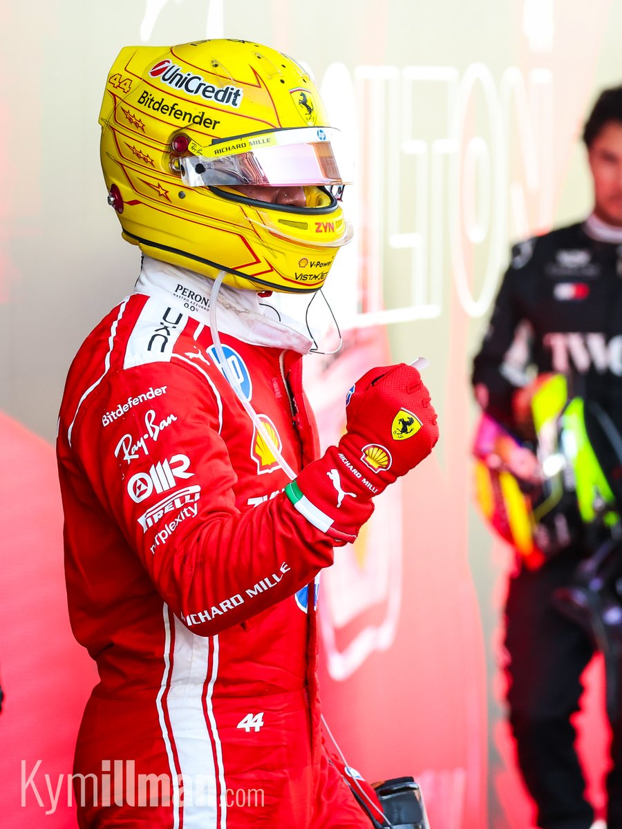 FORZA FERRARI

It is victory at last for Lewis Hamilton. The seven-time World Champion produced an i