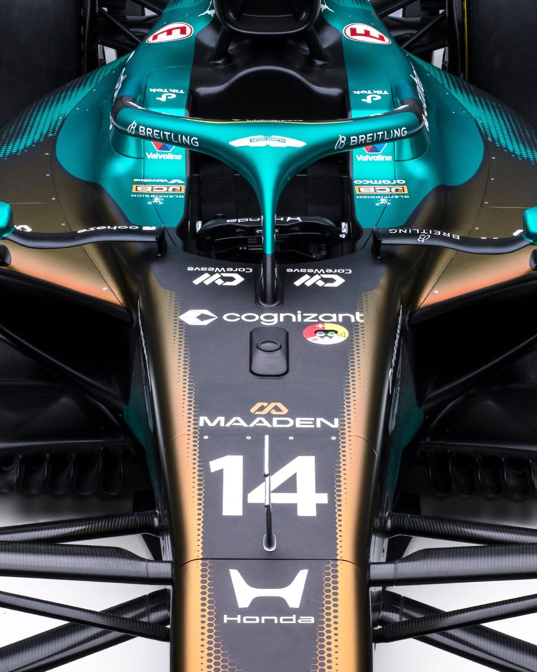 Aston Martin's special Monaco GP 2026 livery, up close