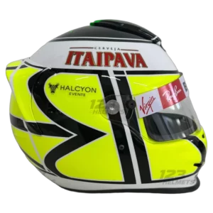 Jenson Button 2009 F1 replica helmet — right view, collector display model