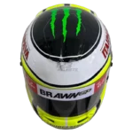 Jenson Button 2009 F1 replica helmet — top view, collector display model