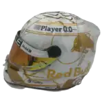 Max Verstappen 2024 4 titles F1 replica helmet — unknown view, collector display model