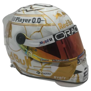 Max Verstappen 2024 4 titles F1 replica helmet — unknown view, collector display model