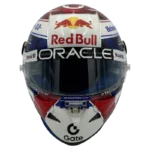 Max Verstappen 2026 F1 replica helmet — unknown view, collector display model