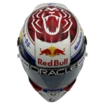 Max Verstappen 2026 F1 replica helmet — unknown view, collector display model