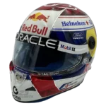 Max Verstappen 2026 F1 replica helmet — unknown view, collector display model