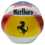 Michael Schumacher 1997 Ferrari F1 replica helmet full size — unknown view, collector display model