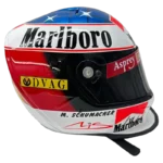 Michael Schumacher 1997 Ferrari F1 replica helmet full size — unknown view, collector display model