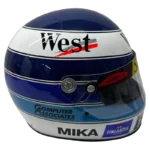 Mika Hakkinen 1998 F1 replica helmet — unknown view, collector display model