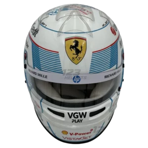 Charles Leclerc 2025 Monaco GP F1 replica helmet — view 2, collector display model