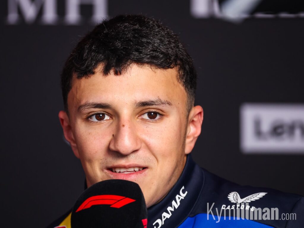 A STRONG WEEKEND Isack Hadjar started from the back end of the grid, but a superb drive and a well-executed Red Bull st