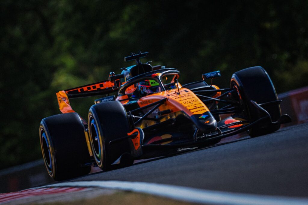 A tough Budapest Friday for @OscarPiastri, who missed FP1 and didn't have the new floor when he was P8 in FP2: "It feels
