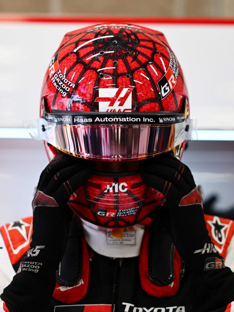 Photo by TGR Haas F1 Team on July 16, 2026. May be an image of text.