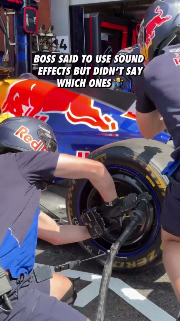 Video by Oracle Red Bull Racing on July 18, 2026. May be an image of racing vehicles, helmet and text.