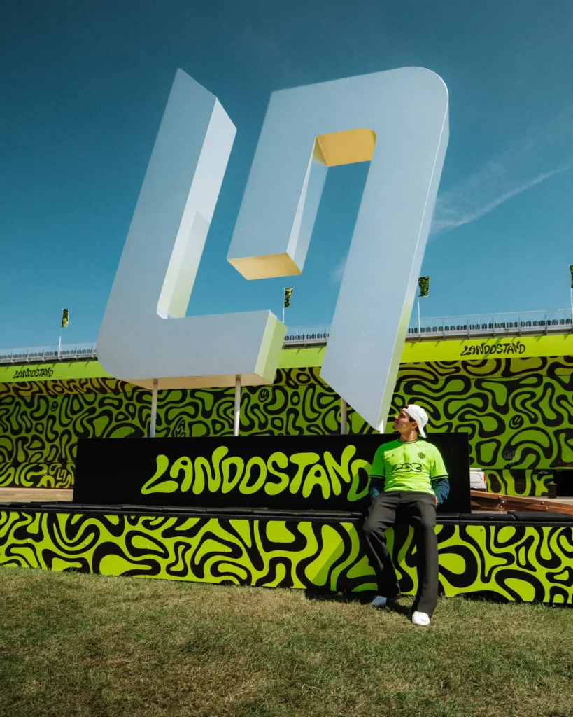 Photo by Lando Norris on July 02, 2026. May be an image of text.