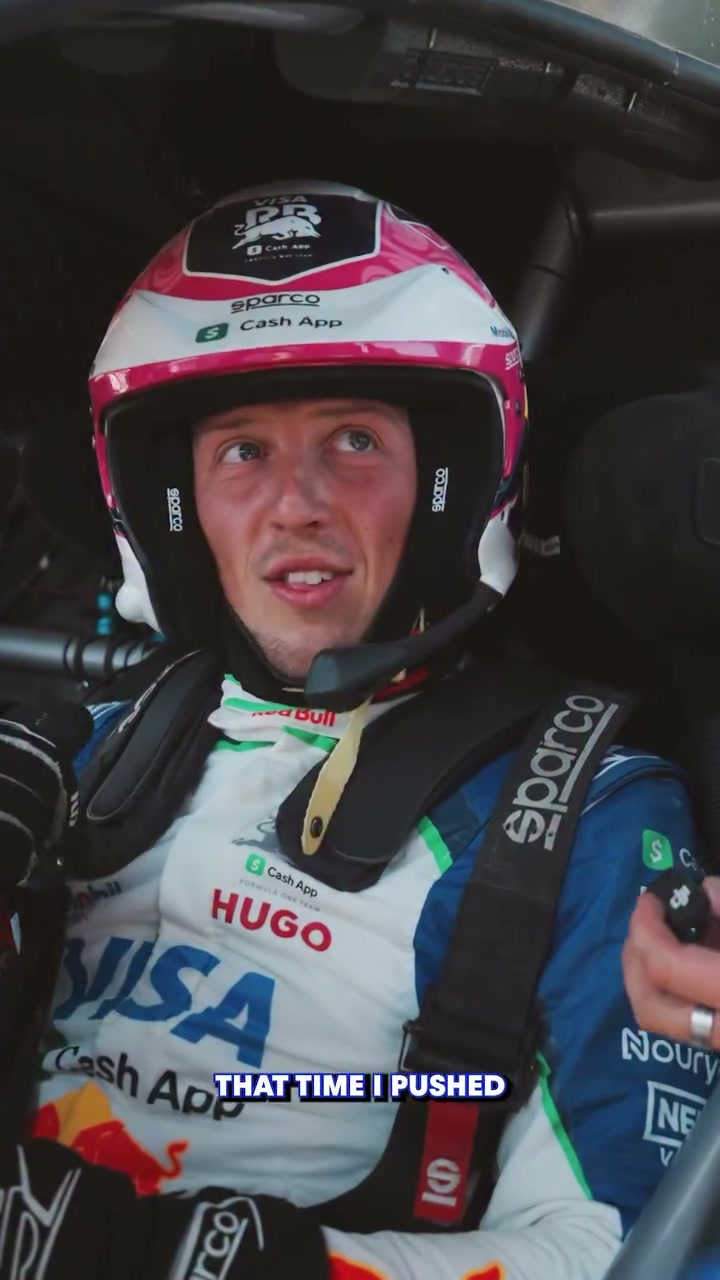 Video by Visa Cash App Racing Bulls F1 Team on July 17, 2026. May be an image of ‎racing vehicles, race car, helmet and ‎text that says '‎eparSo Cash App eporso ን 0T60S S力 C POCE sparco 5 CashApp hil VISA HUGO CashApp Cash App DOMTR XMTR ل rano Noury NE 01 BOTCy eparco parco‎'‎‎.