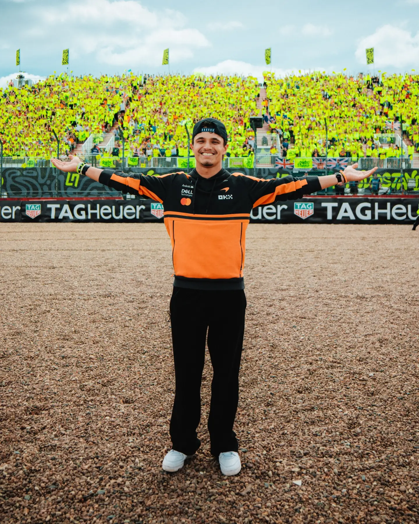Photo by Lando Norris on July 05, 2026. May be an image of text.