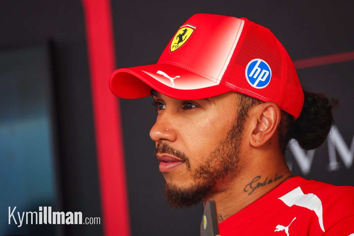 PODIUM POSSIBLE Lewis Hamilton was outqualified by Charles Leclerc by just 0.002s, but the Brit, whose car had to be re