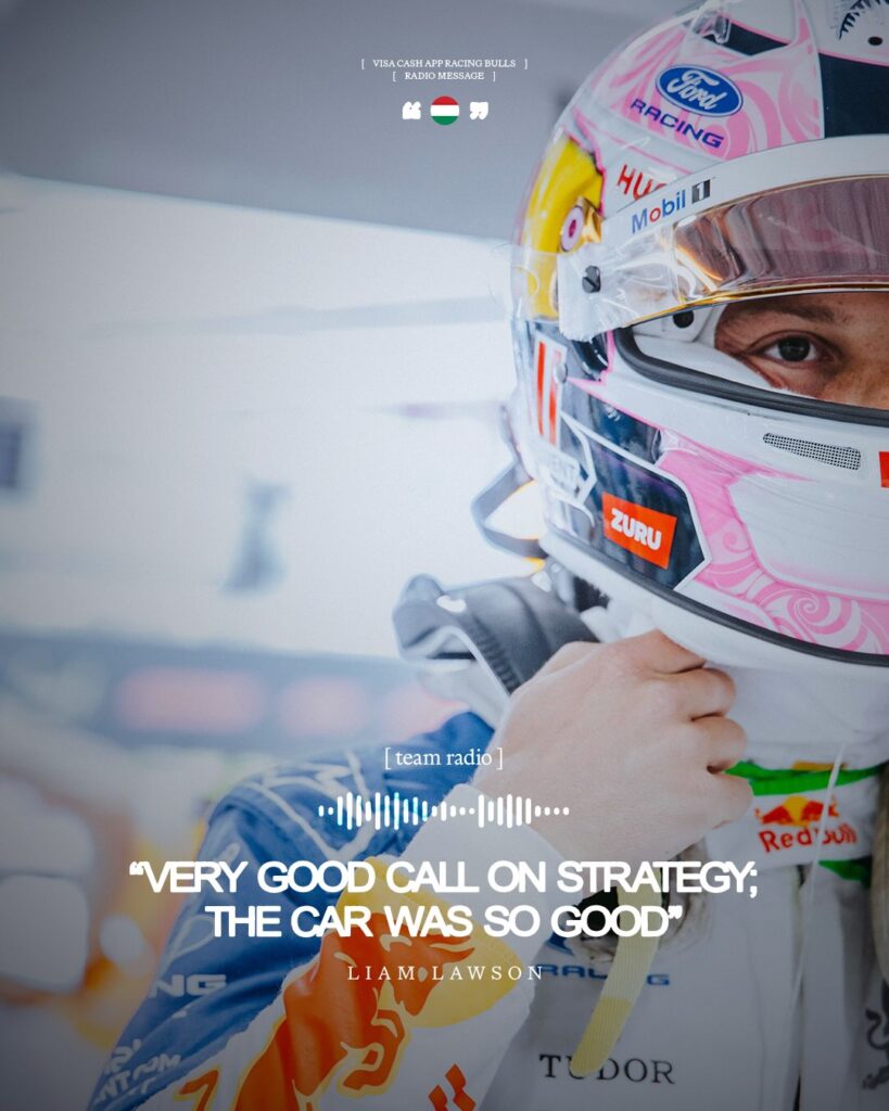 Photo by Visa Cash App Racing Bulls F1 Team on July 26, 2026.