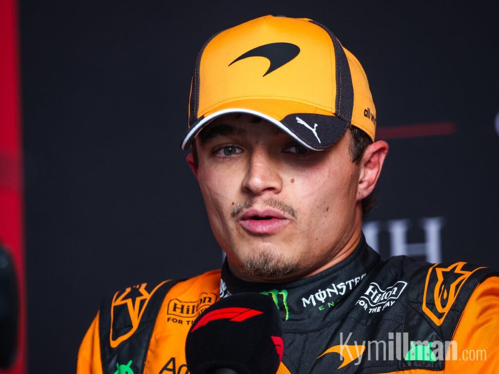 RECOVERY DRIVE After taking a grid penalty to fit new power unit components, Lando Norris always knew today's race woul